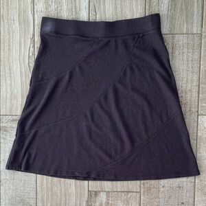 Horny Toad cocoa brown knit skirt, size Large